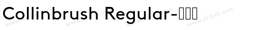 Collinbrush Regular字体转换